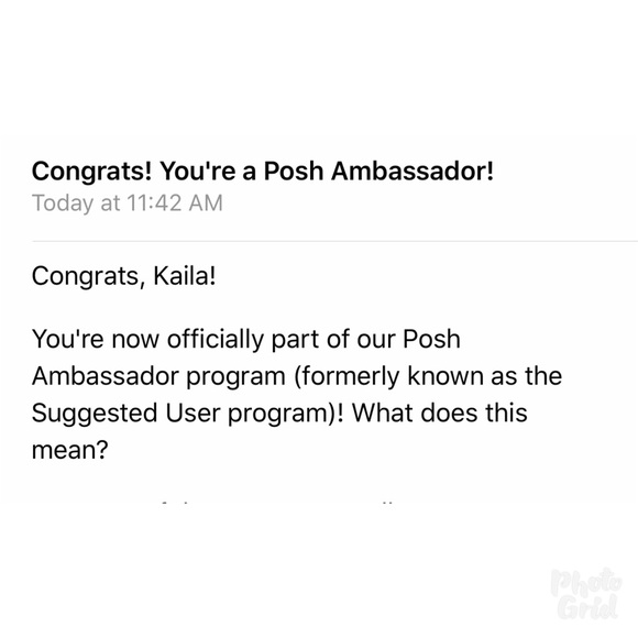 Meet Your Posh Ambassador - Picture 2 of 2